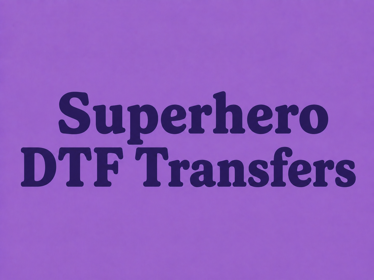 Superhero DTF Transfers