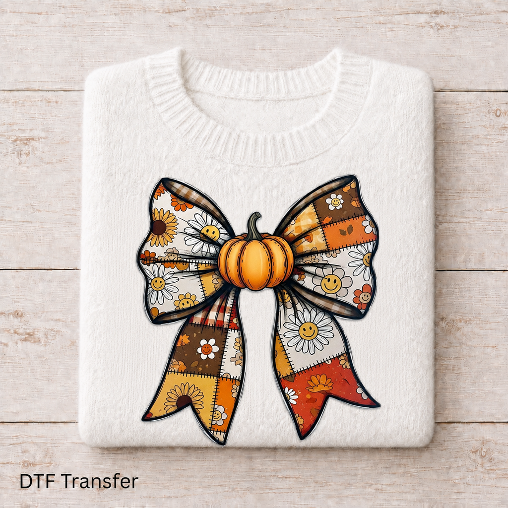 Pumpkin Bow | DTF Transfer