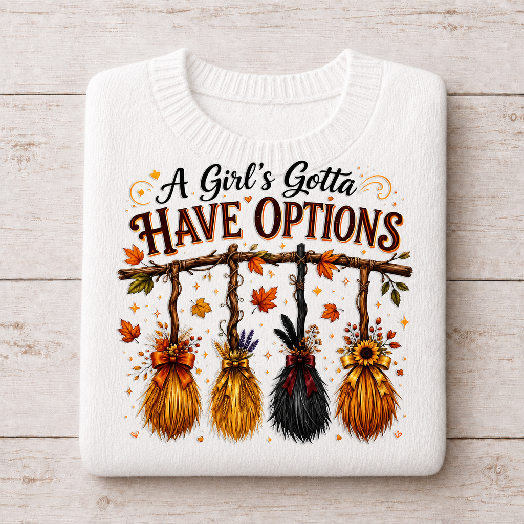 A Girl's Gotta Have Options | DTF Transfer