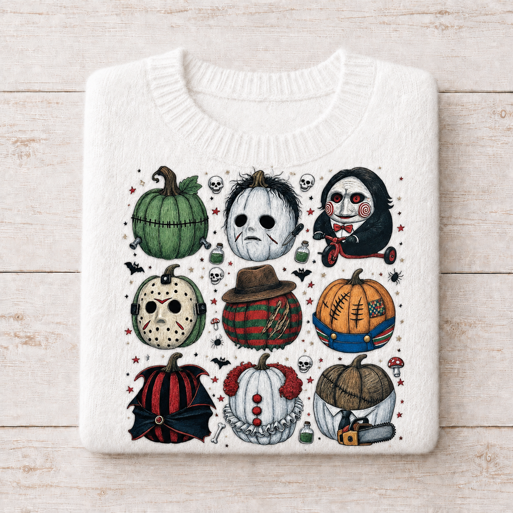 Pumpkin Horror Mashup | DTF Transfer