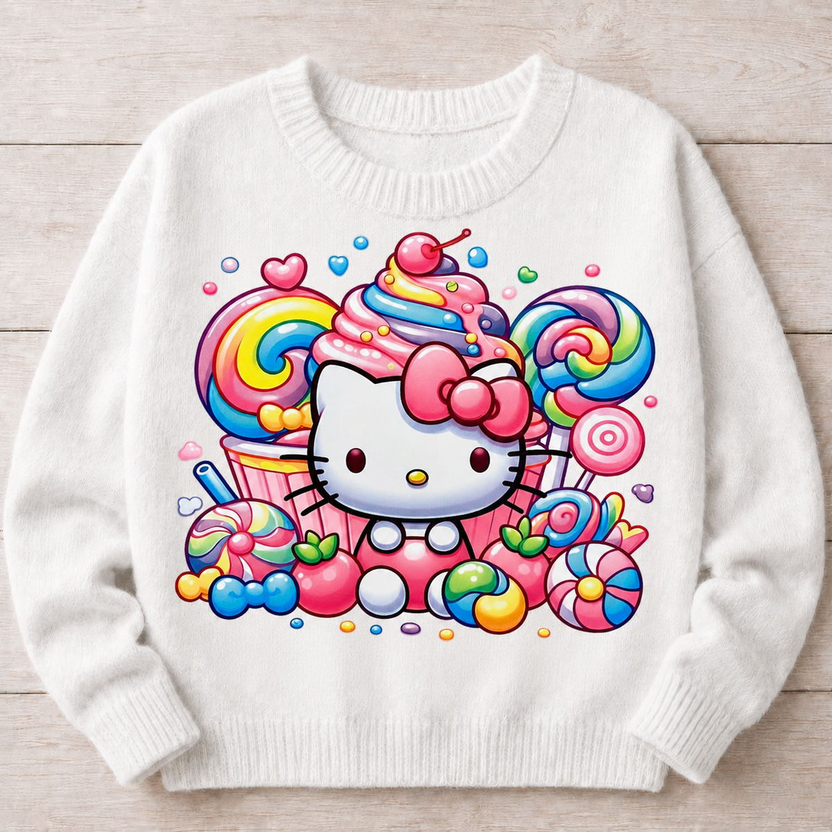 Colourful Kitty | DTF Transfer