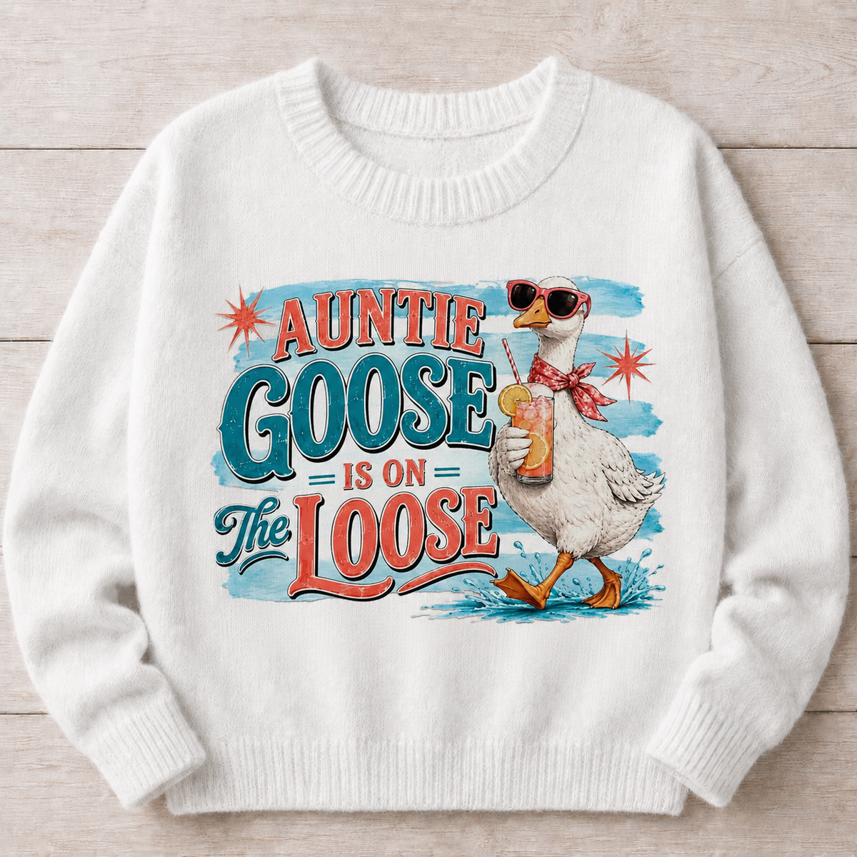 Auntie Goose On The Loose | DTF Transfer