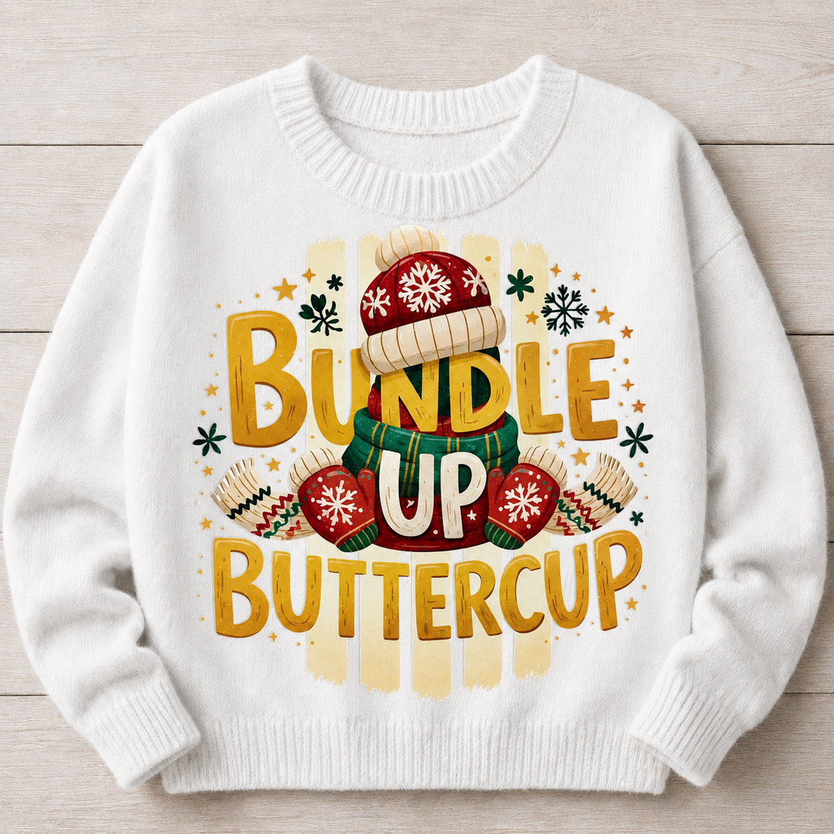 Bundle Up Buttercup | DTF Transfer