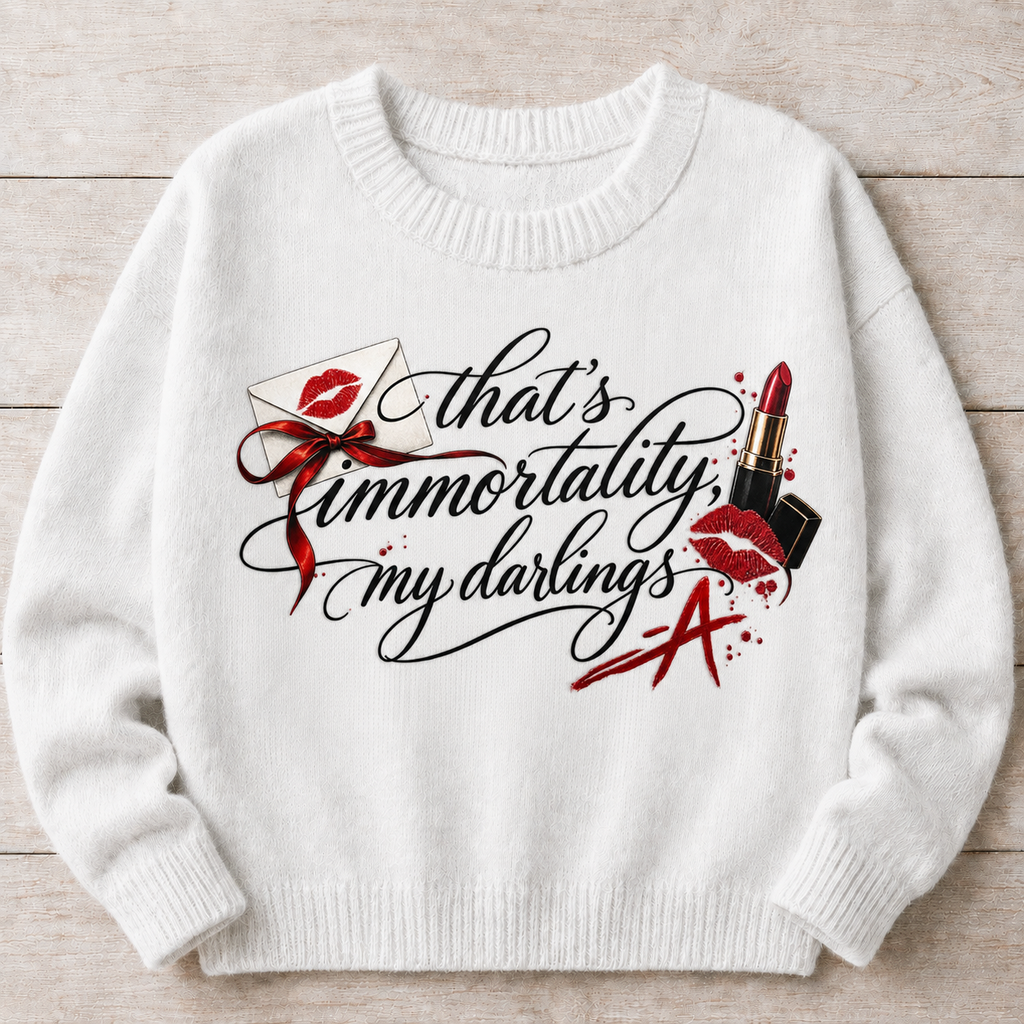 That’s Immortality My Darlings -A | DTF (Direct To Film) Transfer