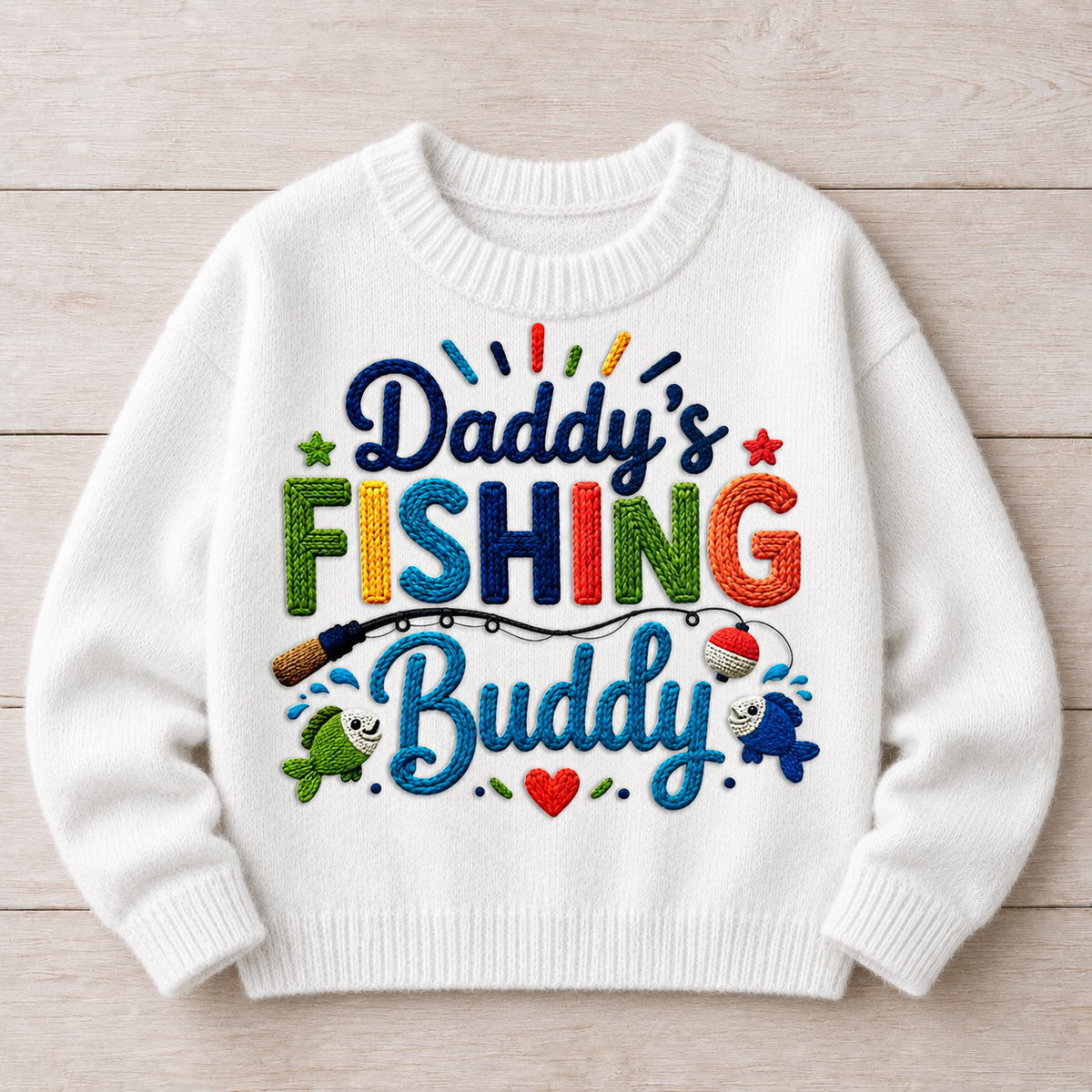 Daddy's Fishing Buddy | DTF Transfer