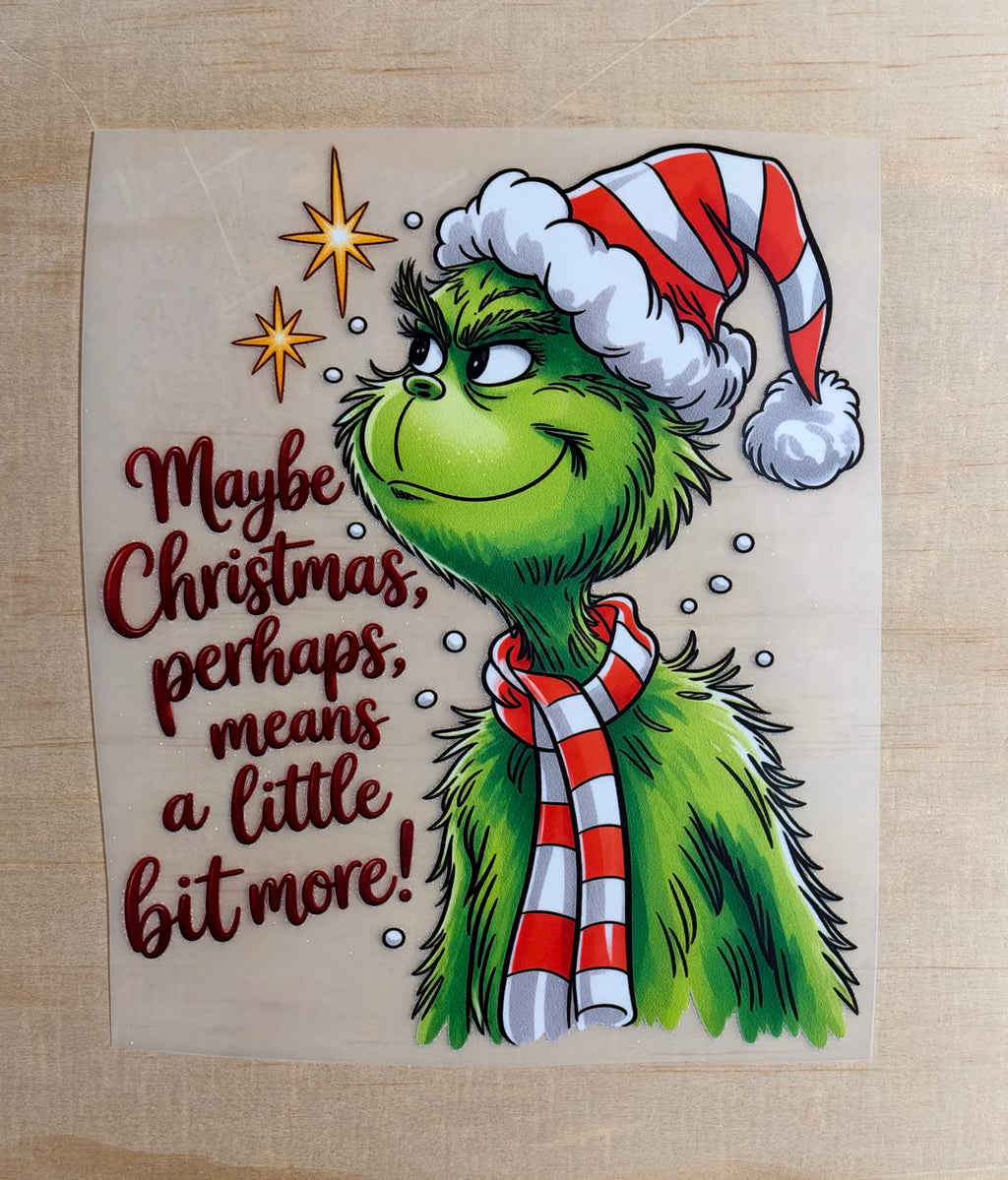 The Grinch Christmas | DTF Transfer