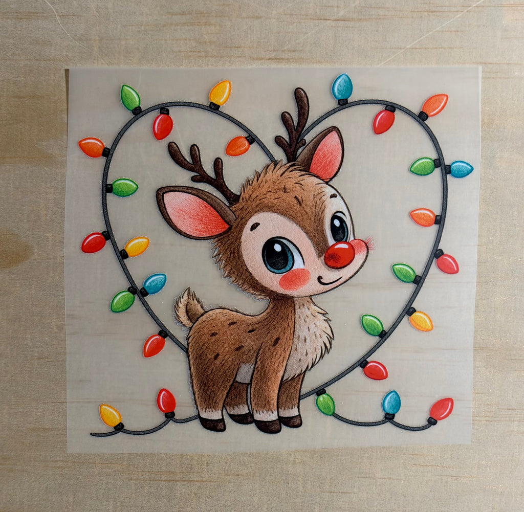 Reindeer Lights | DTF Transfer