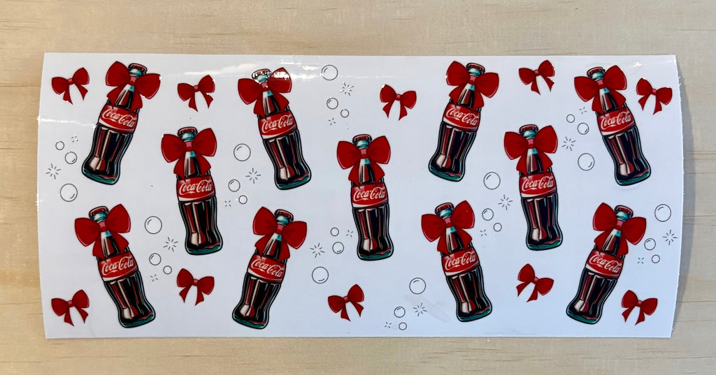 Coca Cola | UV DTF 16oz Cup Wrap
