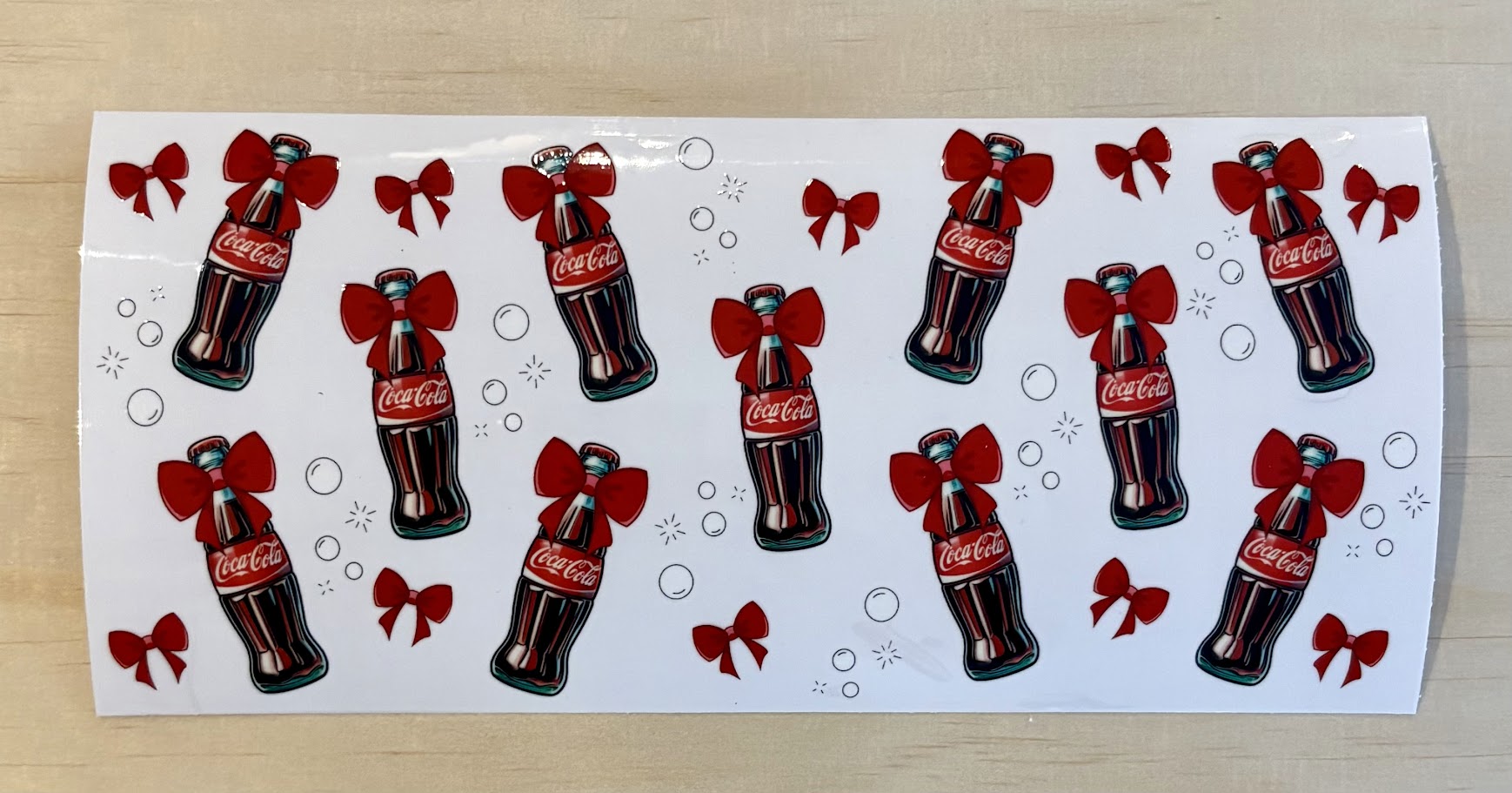 Coca Cola | UV DTF 16oz Cup Wrap