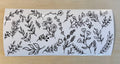 Black Floral | UV DTF 16oz Cup Wrap