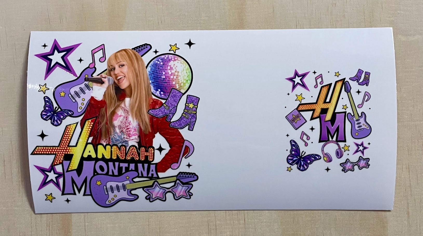 Hannah Montana | UV DTF 16oz Cup Wrap