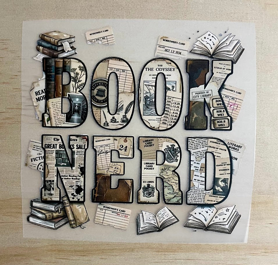 Book Nerd | DTF Transfer