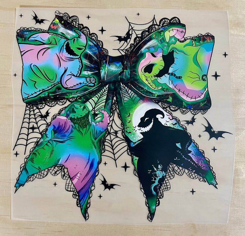 Oogie Boogie Bow | DTF Transfer