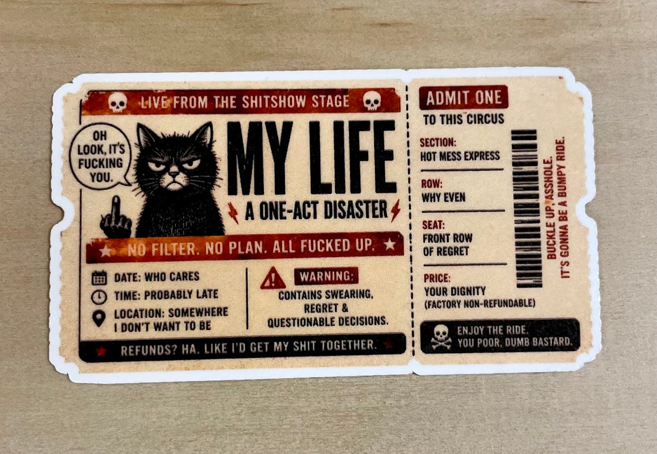 3” Sticker | Glossy Finish | Water Resistant