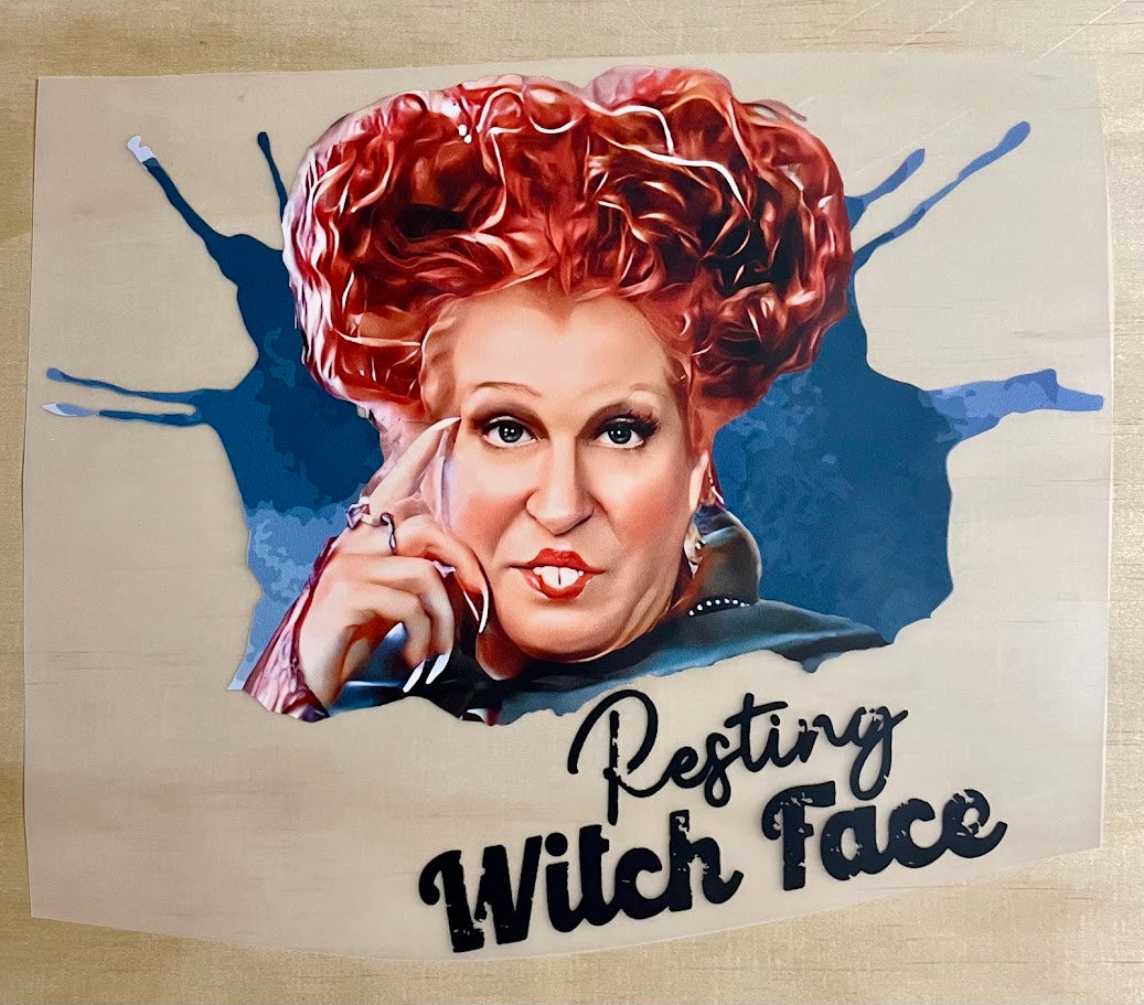Resting Witch Face | DTF Transfer
