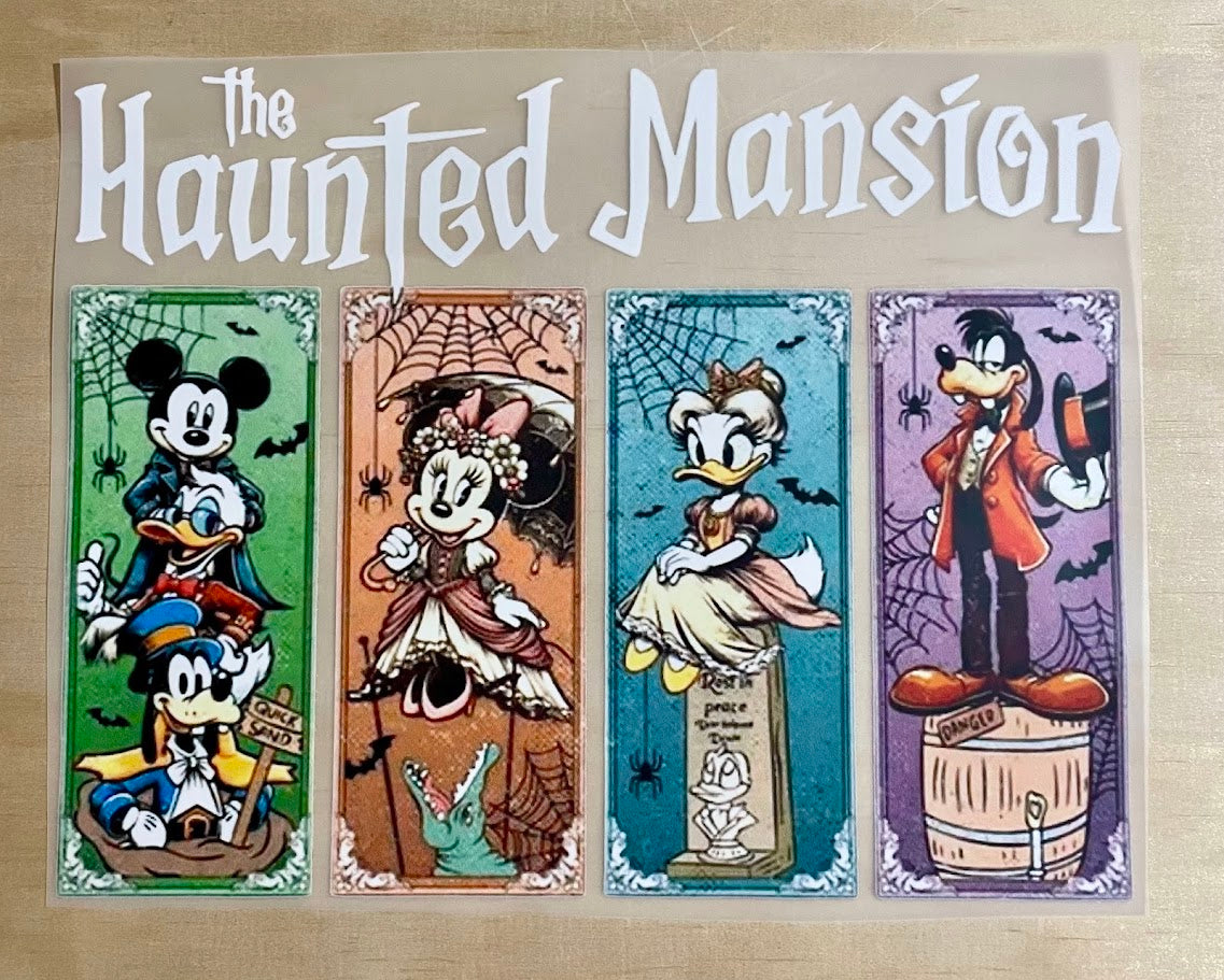 Mouse Haunted Mansion | DTF Transfer