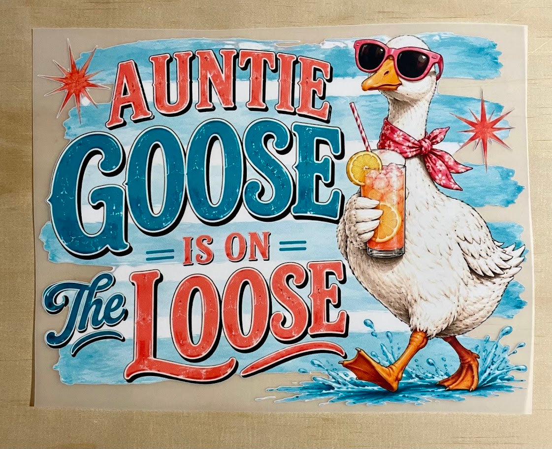 Auntie Goose On The Loose | DTF Transfer