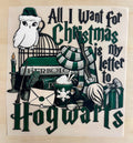 Hogwarts Christmas Letter Green | DTF Transfer