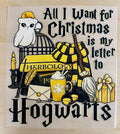Hogwarts Christmas Letter Yellow | DTF Transfer