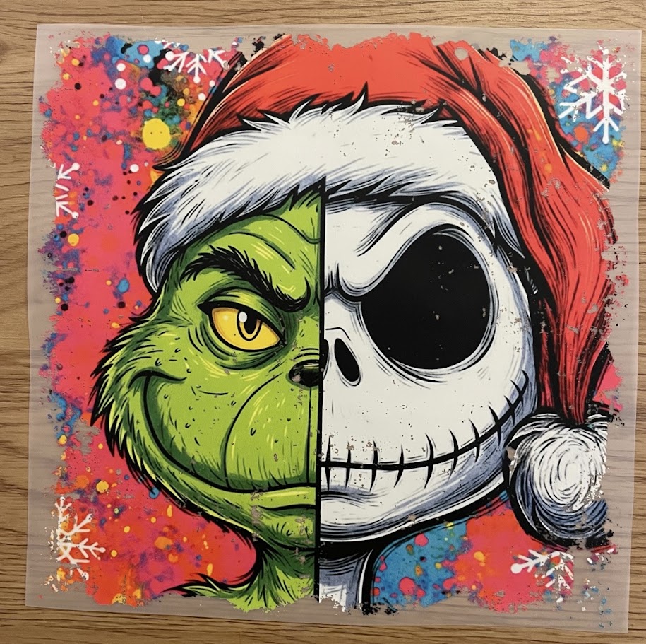 Grinch And Jack | DTF Transfer