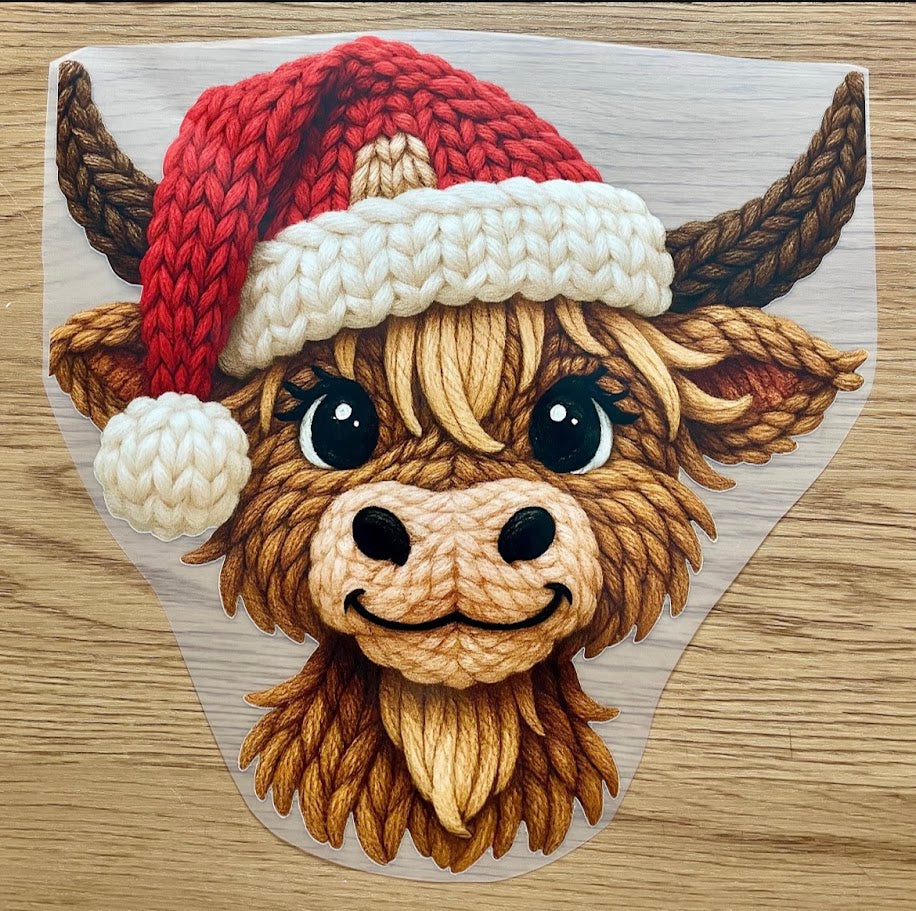 Knitted Cow | DTF Transfer