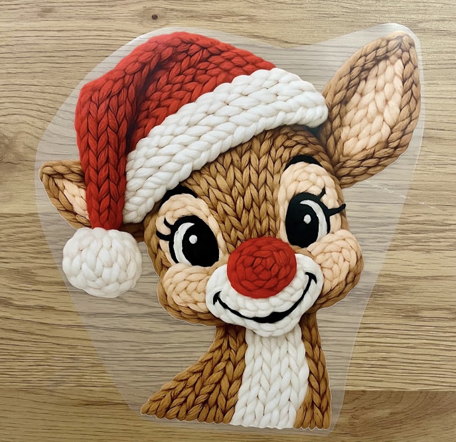 Knitted Reindeer | DTF Transfer
