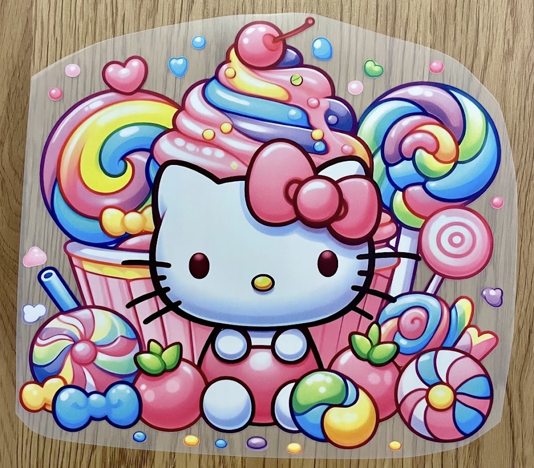 Colourful Kitty | DTF Transfer
