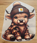 Highland Plaid Cow | DTF Transfer
