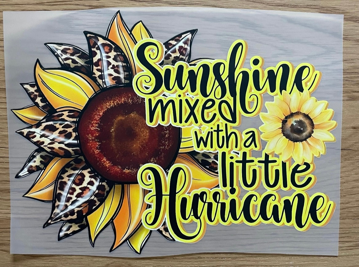 Sunshine Mixed With A Little Hurricane | DTF Transfer