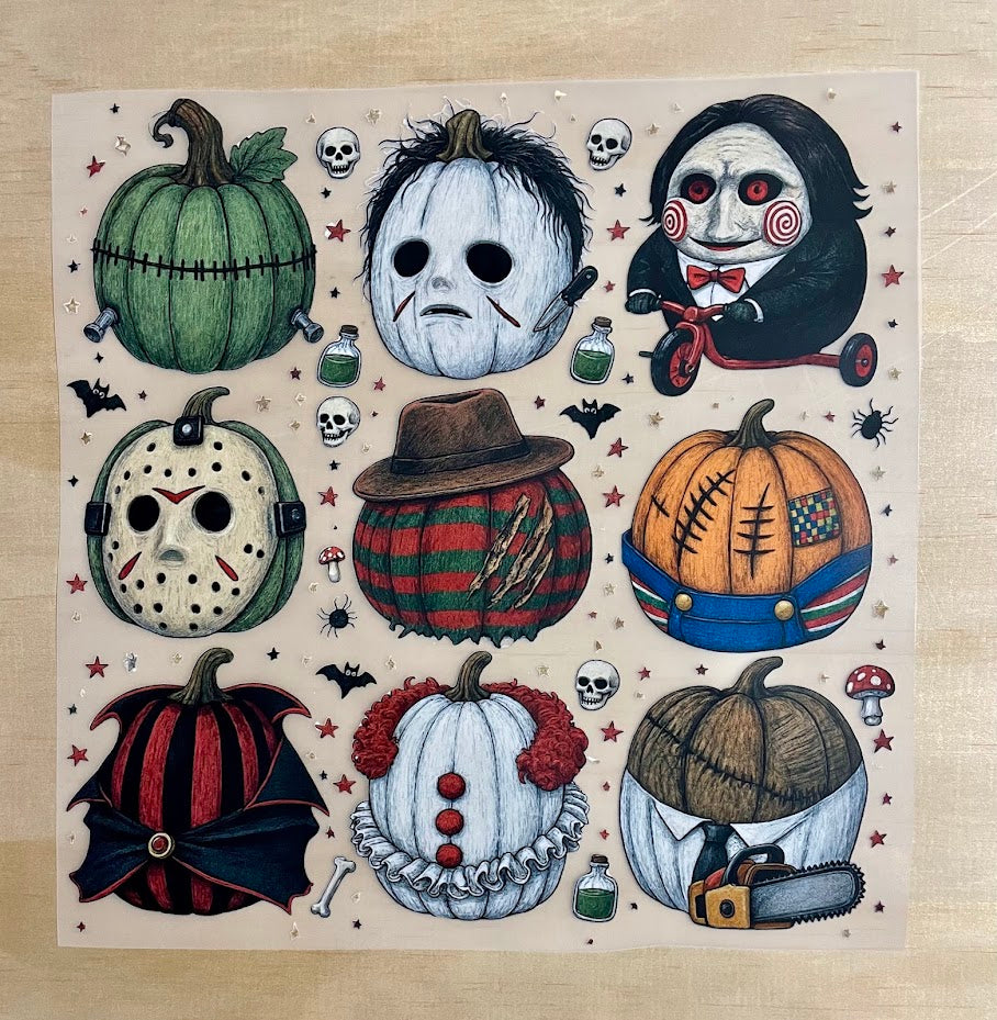 Pumpkin Horror Mashup | DTF Transfer
