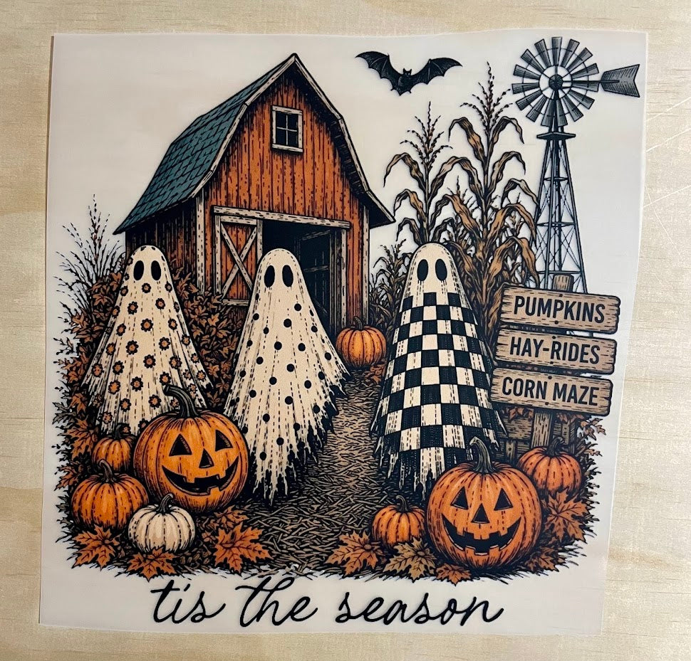 Ghosty Barn | DTF Transfer