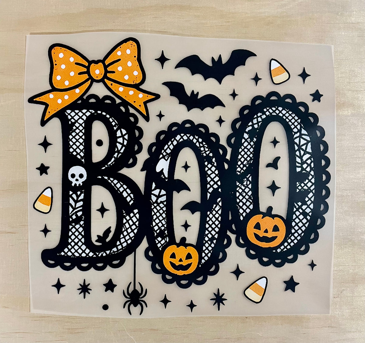 BOO Lace | DTF Transfer