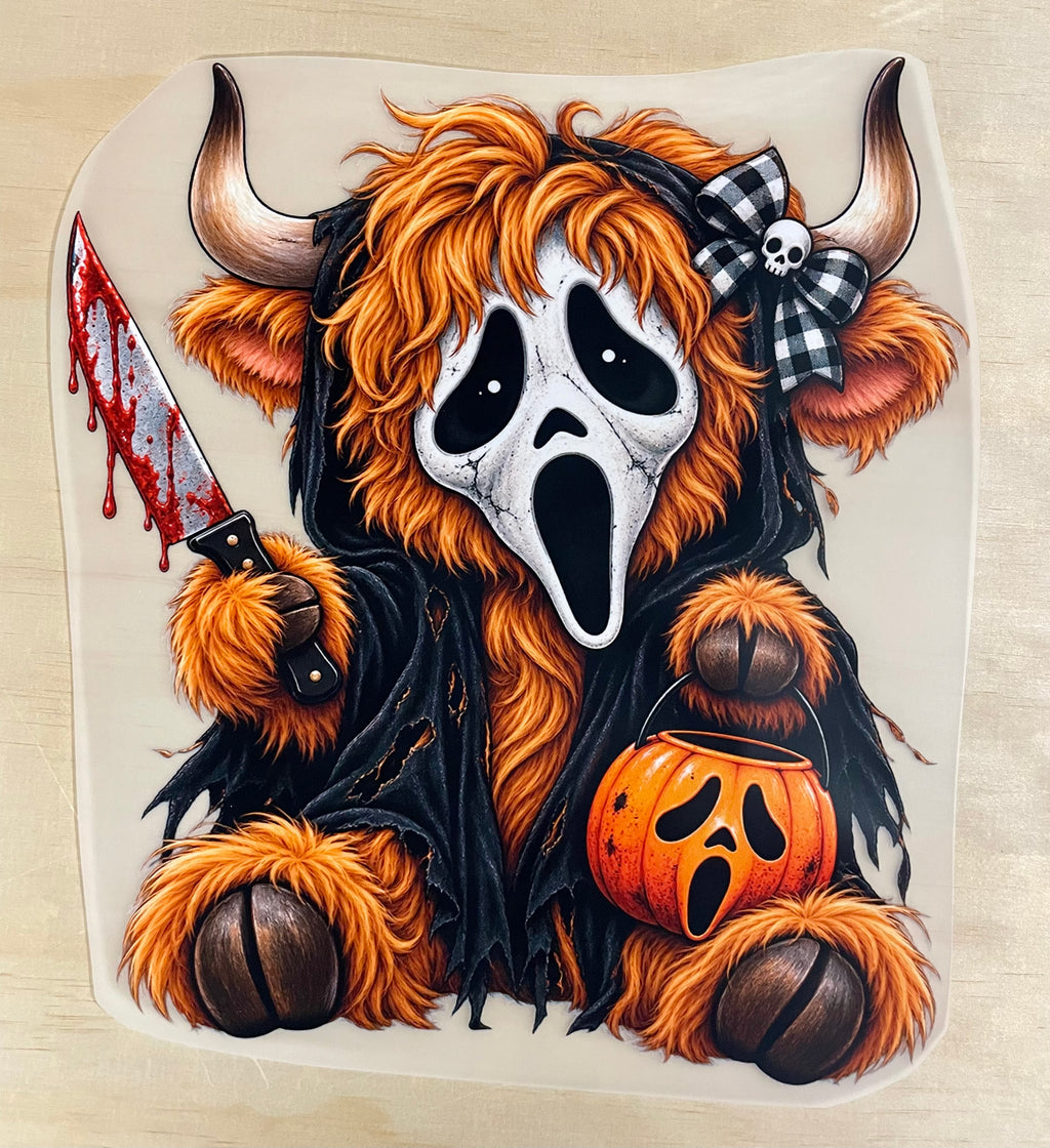 Highland Scream Cow | DTF Transfer