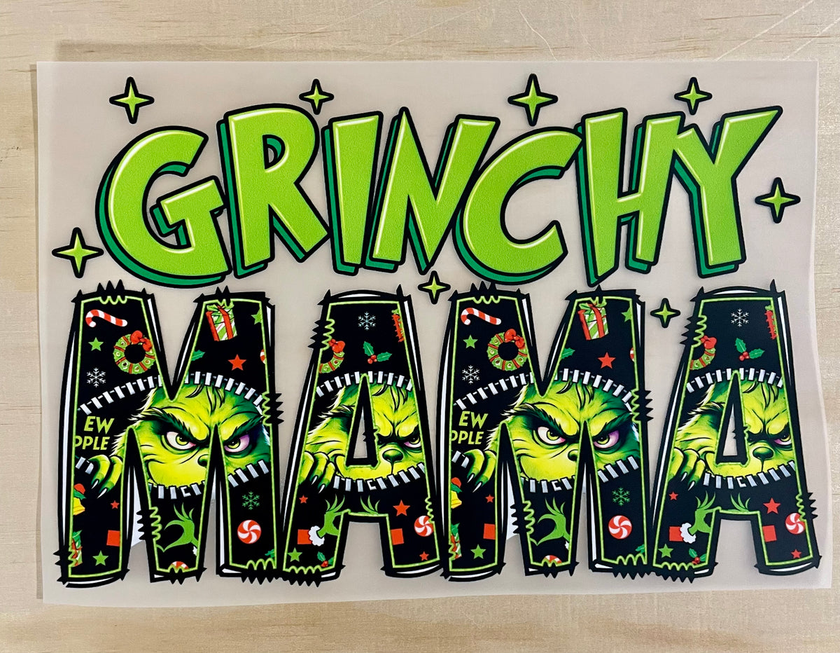 Grinchy Mama | DTF Transfer