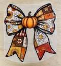 Pumpkin Bow | DTF Transfer
