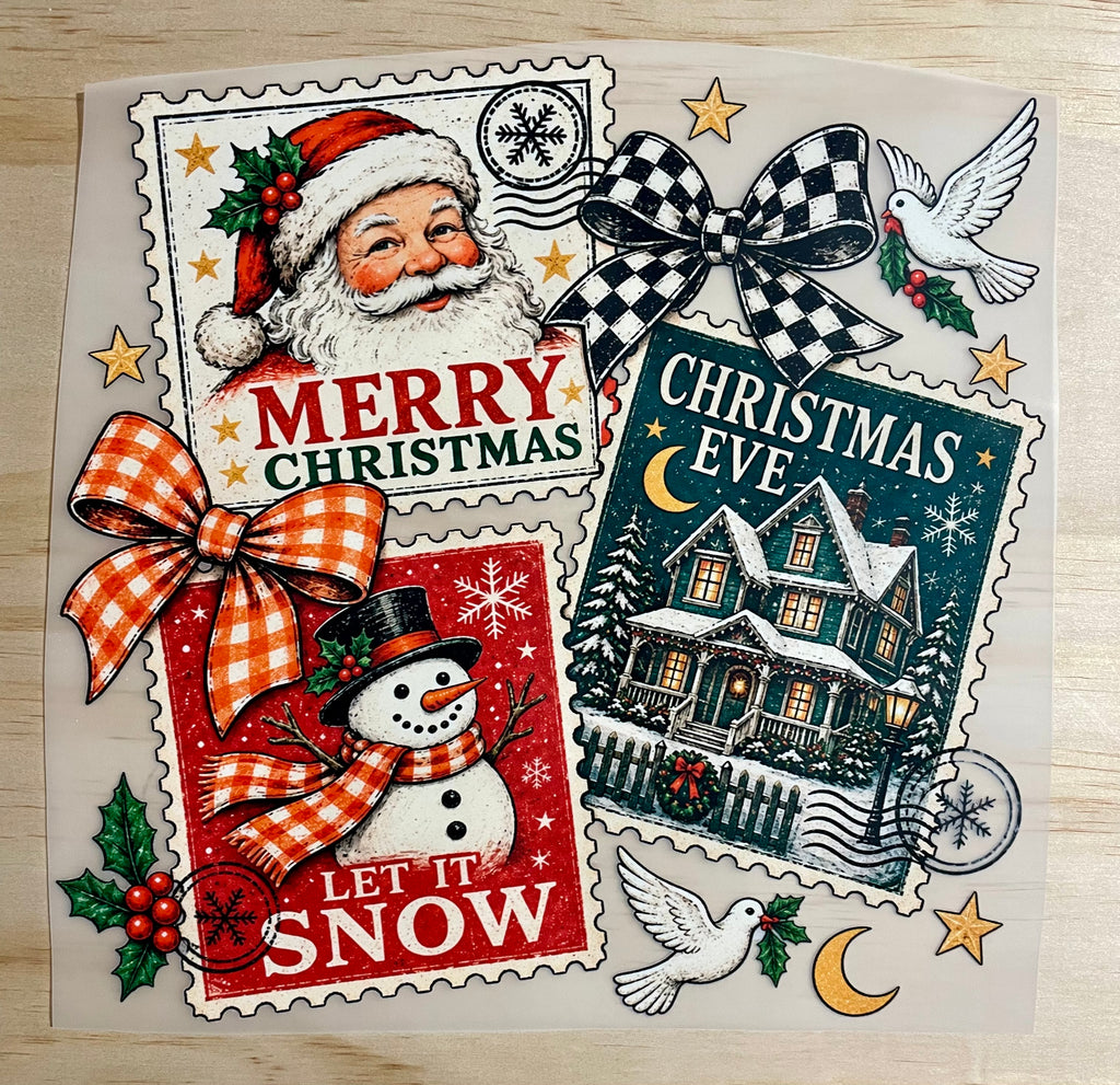 Christmas Postcard | DTF Transfer