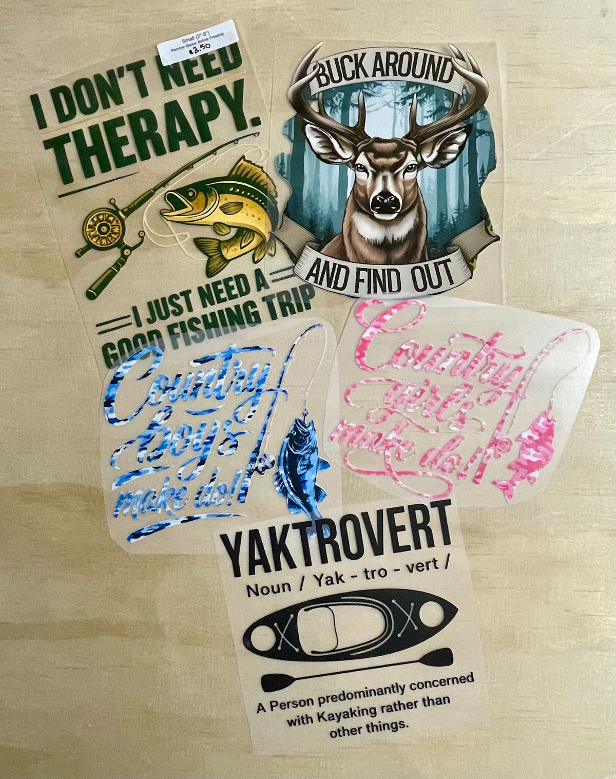 DTF Transfer 5" Bundle Pack | P