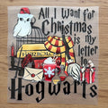 Hogwarts Christmas Letter Red | DTF Transfer