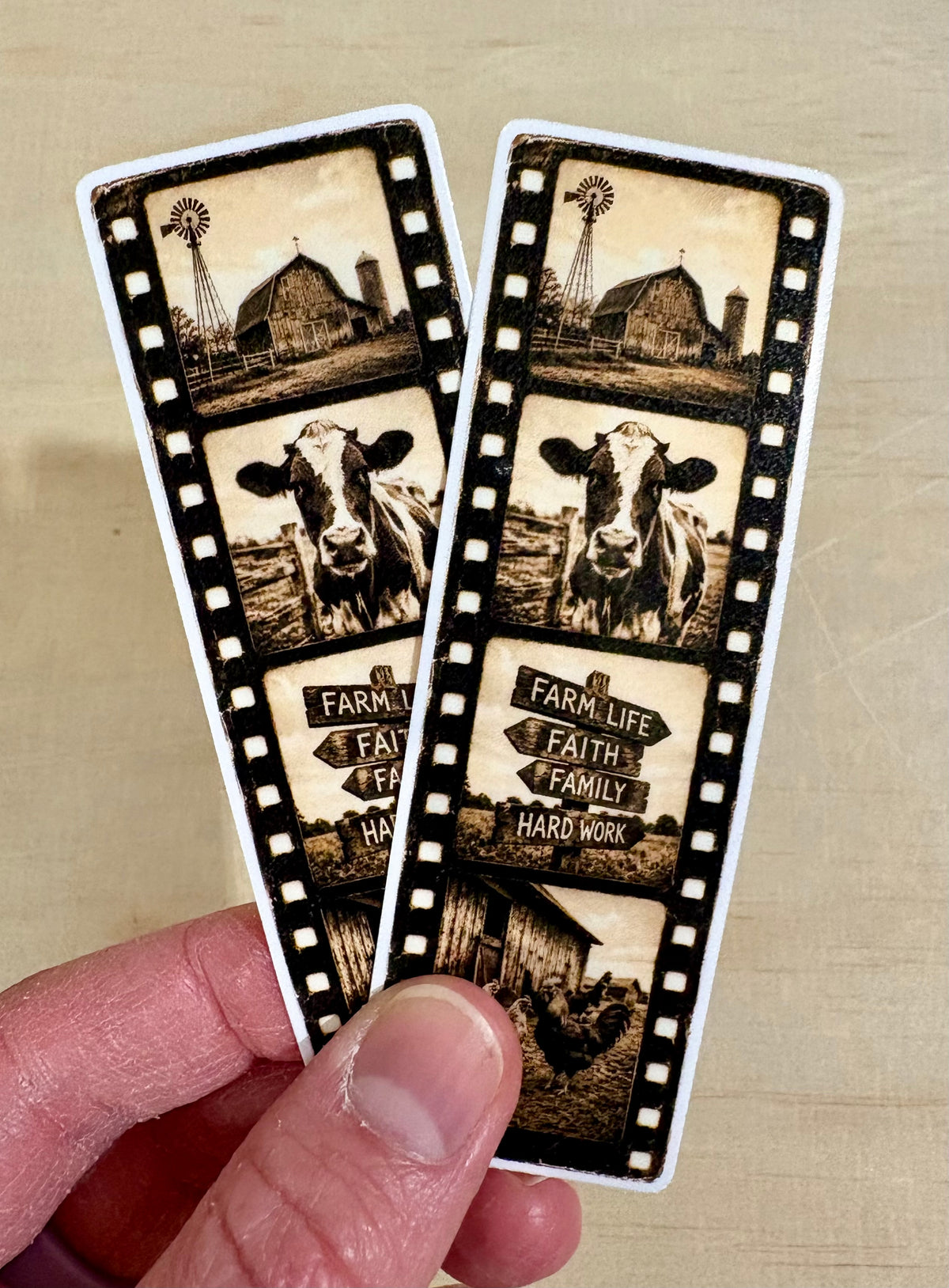 4” (H) Sticker | Glossy Finish | Water Resistant
